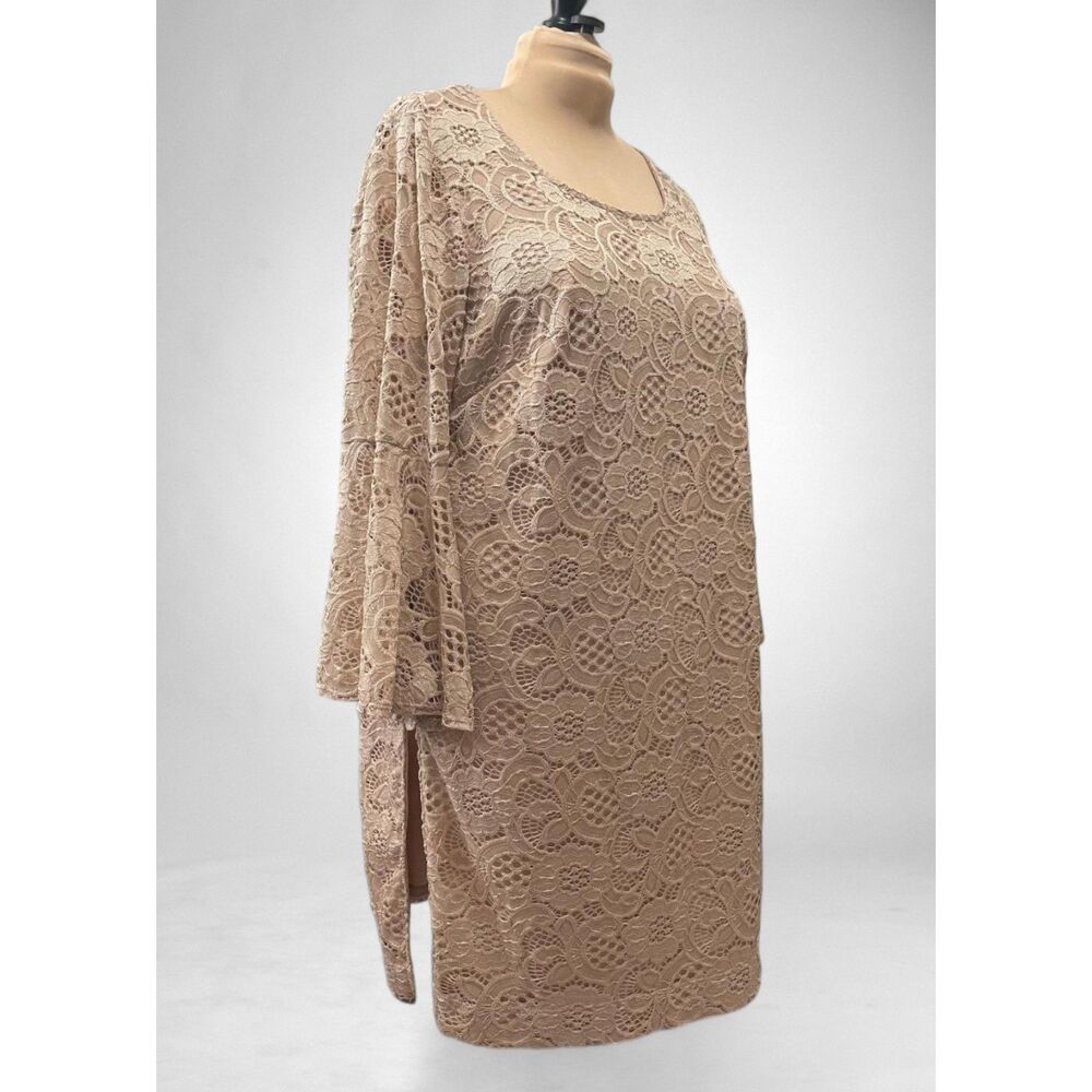 SIGNATURE BY Robbie Bee Lace Tunic/Dress 3x